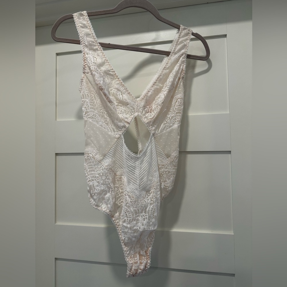 Victoria’s Secret Bridal One Piece Lingerie Bodysuit